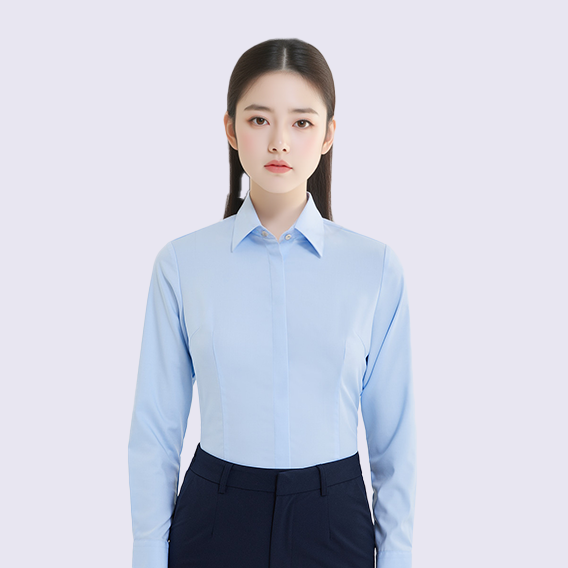 女式正装长袖衬衫-商城工具
