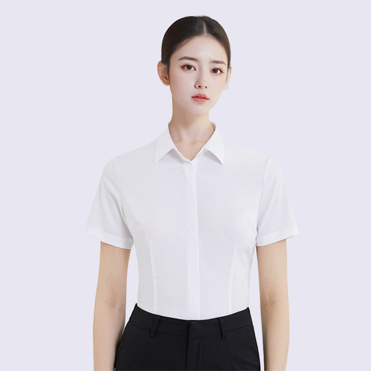女式正装短袖衬衫-商城工具